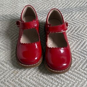 Red Patent Leather Mary Jane Shoes